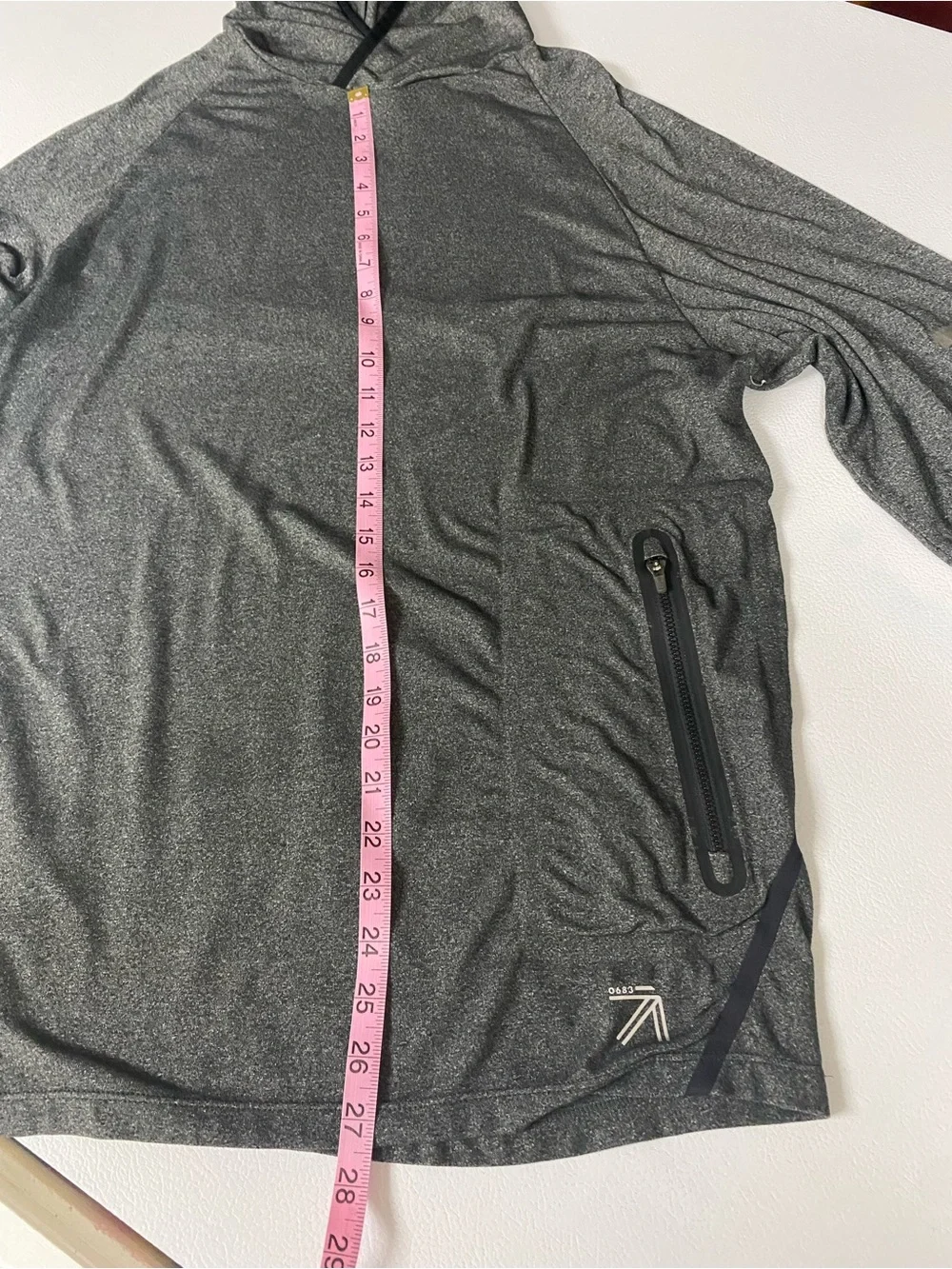 J. Crew x New Balance Men's Dark Gray Hooded Performance Pullover